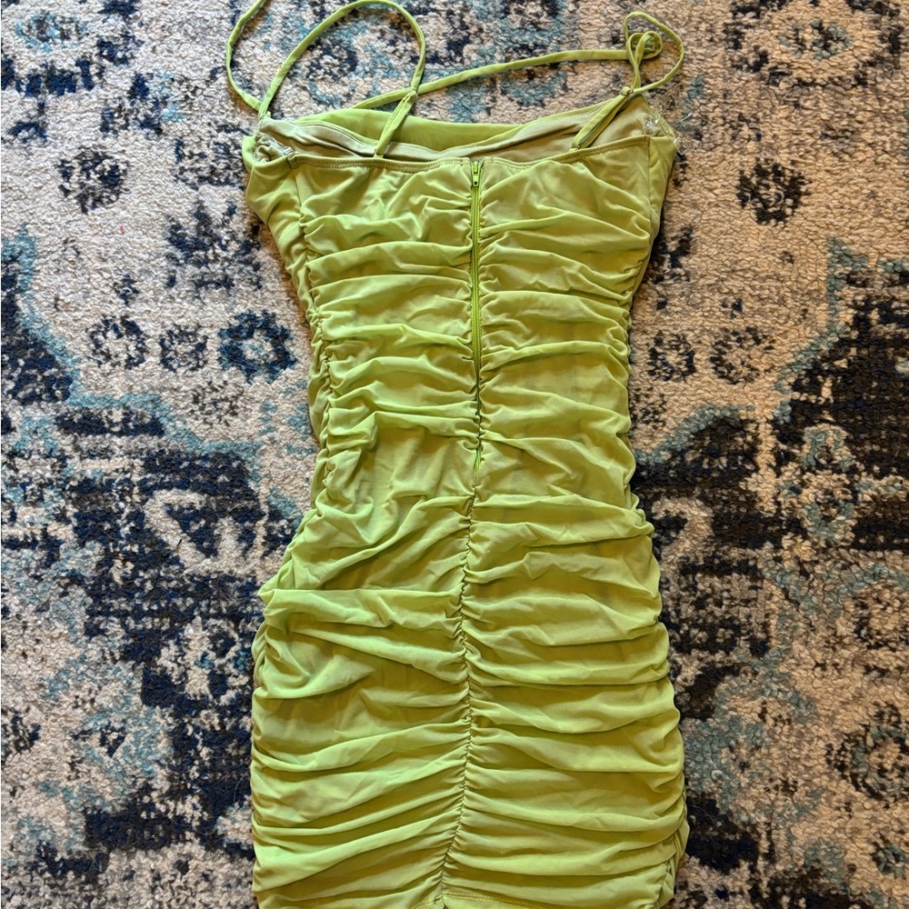 Windsor Green Bodycon Dress - Picture 4 of 6